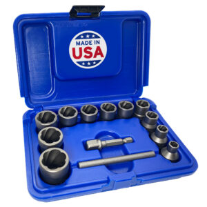 13 Piece Extraction Socket Set - ⅜” Drive - Made in USA