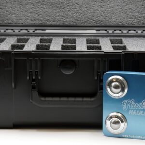 Hudson Hauler skate with its 12-unit rolling carry case