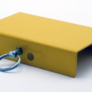 Yellow Hudson safety cap with locking pin